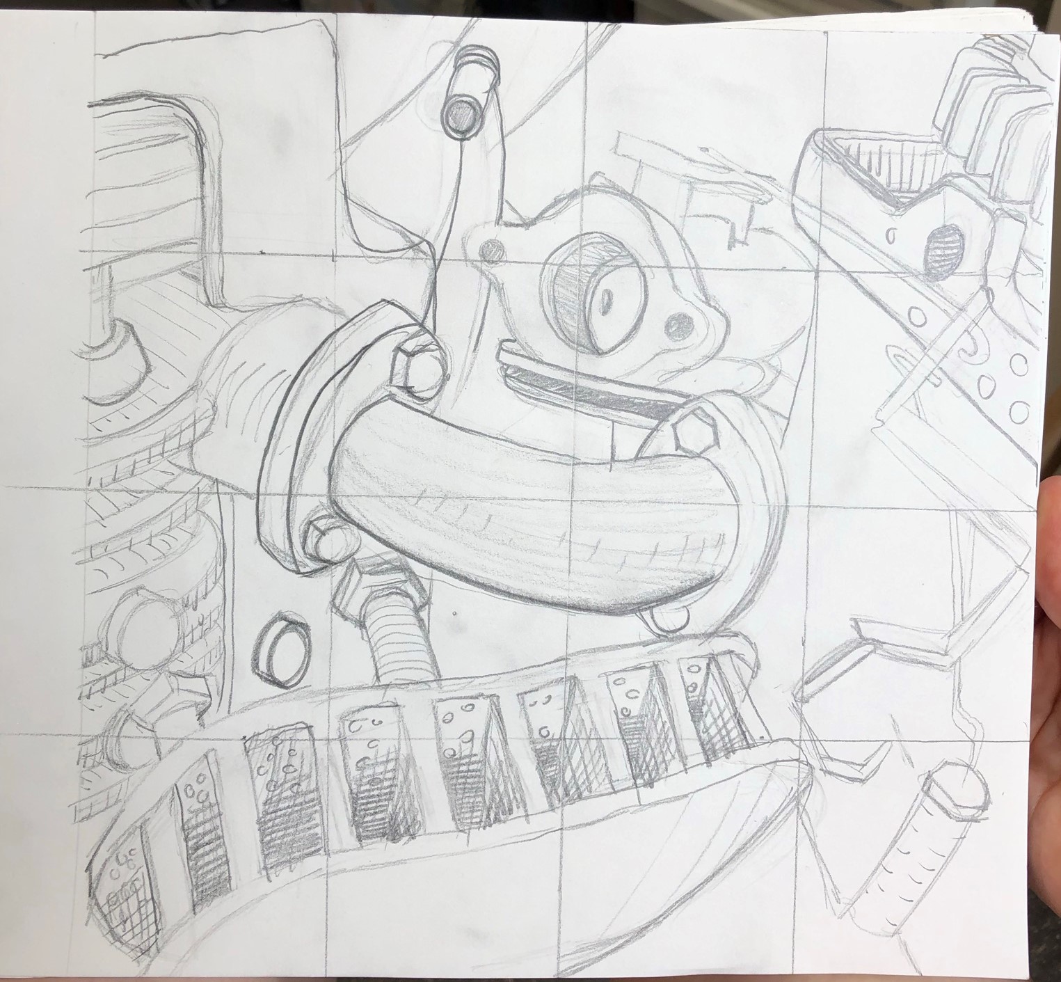 Study of paper mache machines, 2021