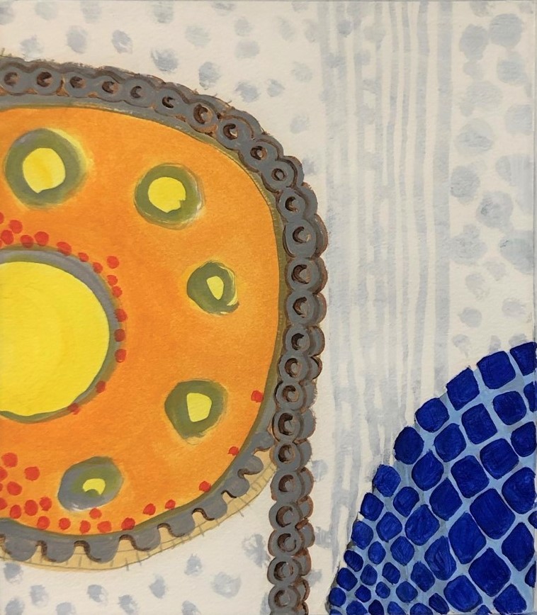 Acrylic study II, 9"x12", 2021